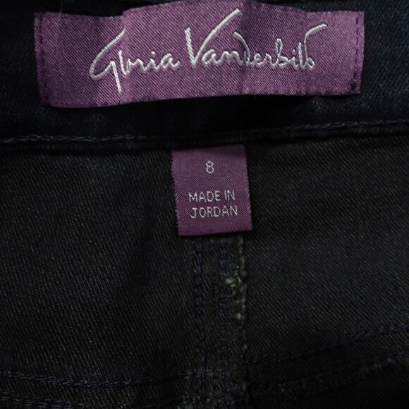 Gloria Vanderbilt Amanda Jeans Womens 8 Long Supreme Stretch Tapered Leg Denim - Picture 13 of 14